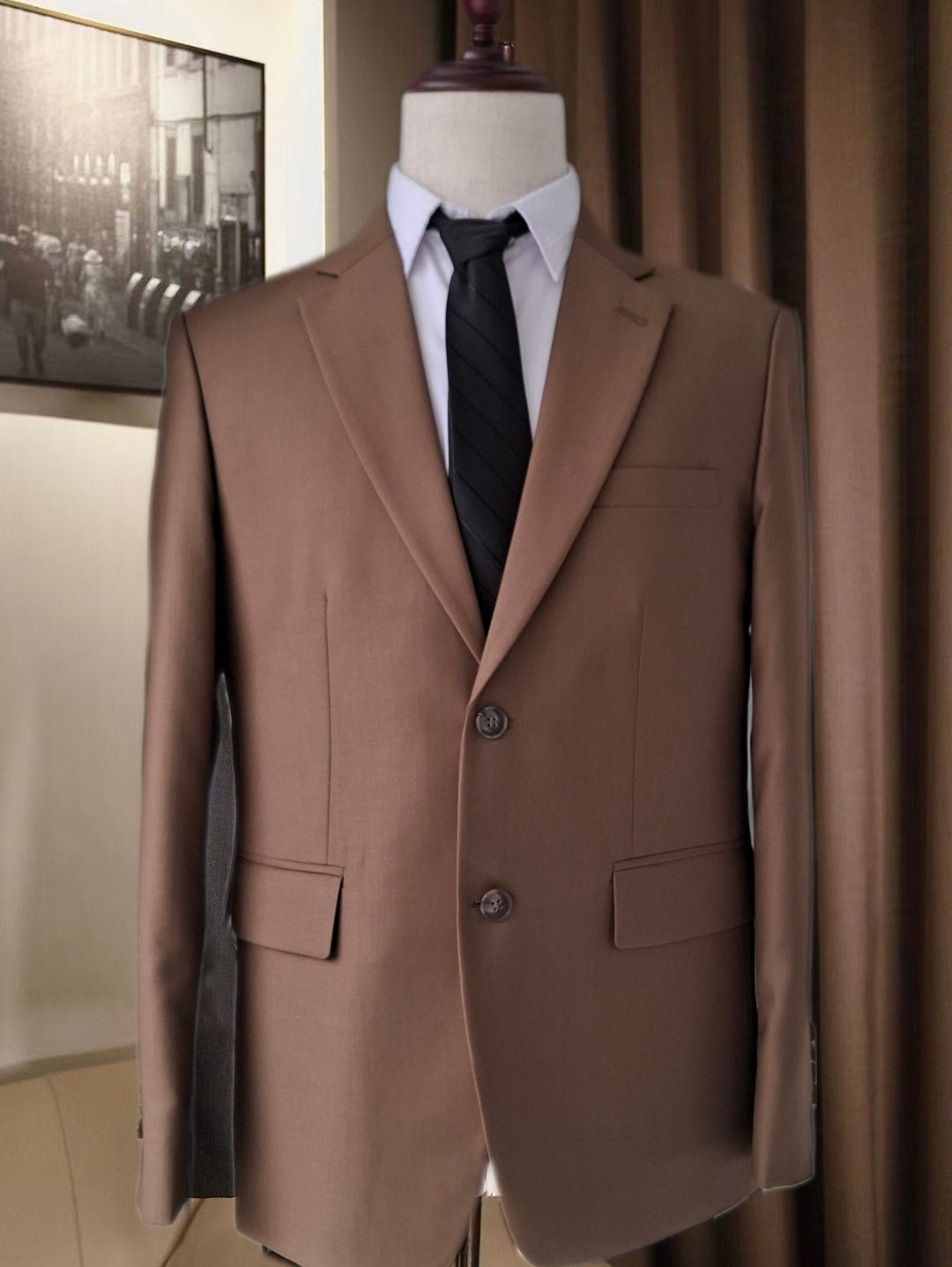 Made to Order Brown Suit