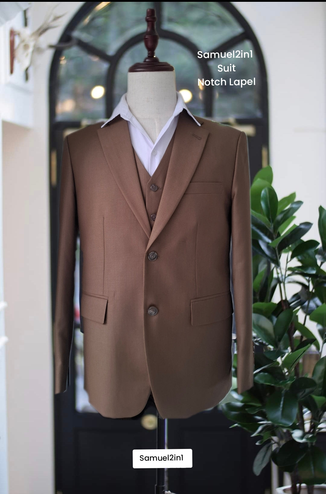 Made to Order Brown Suit