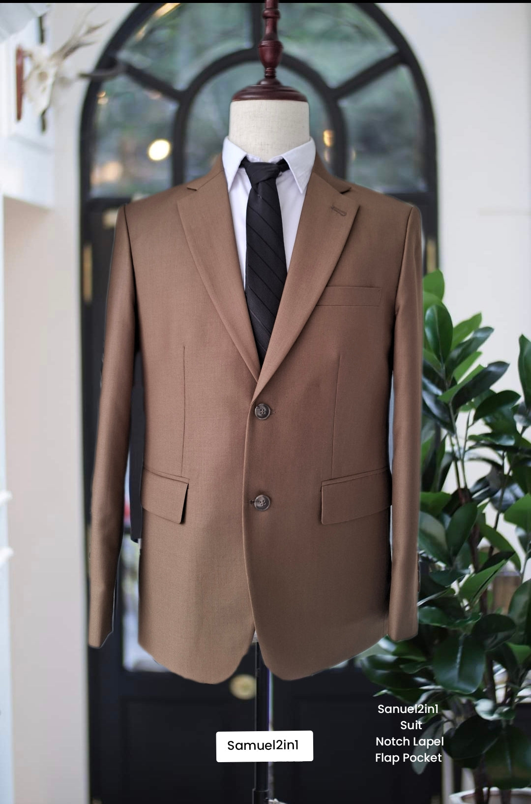 Made to Order Brown Suit