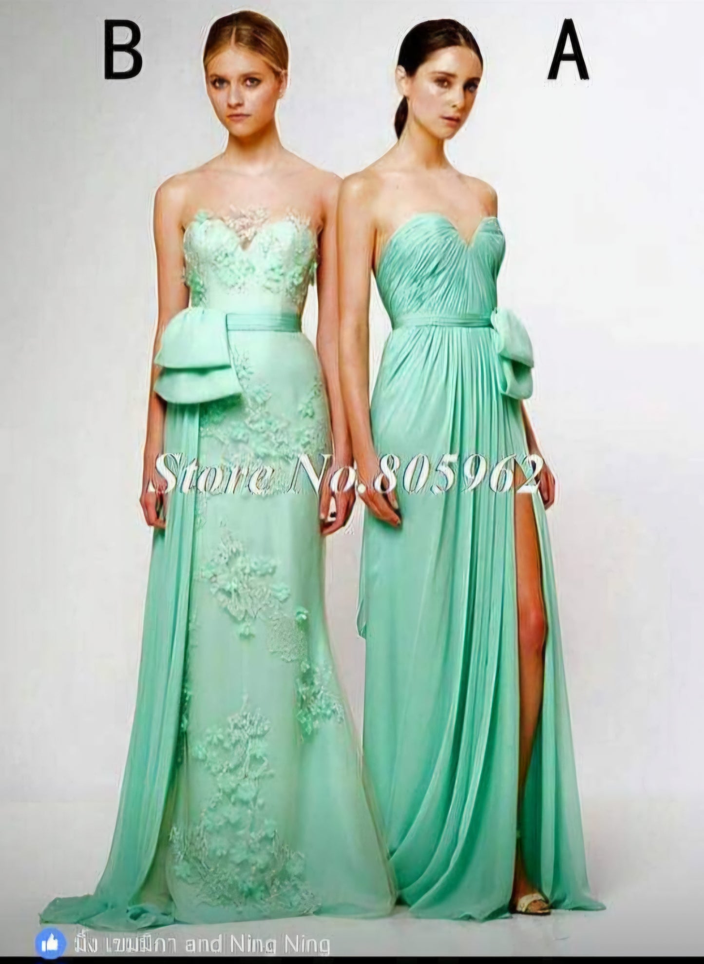 Green Floral Lace Dress