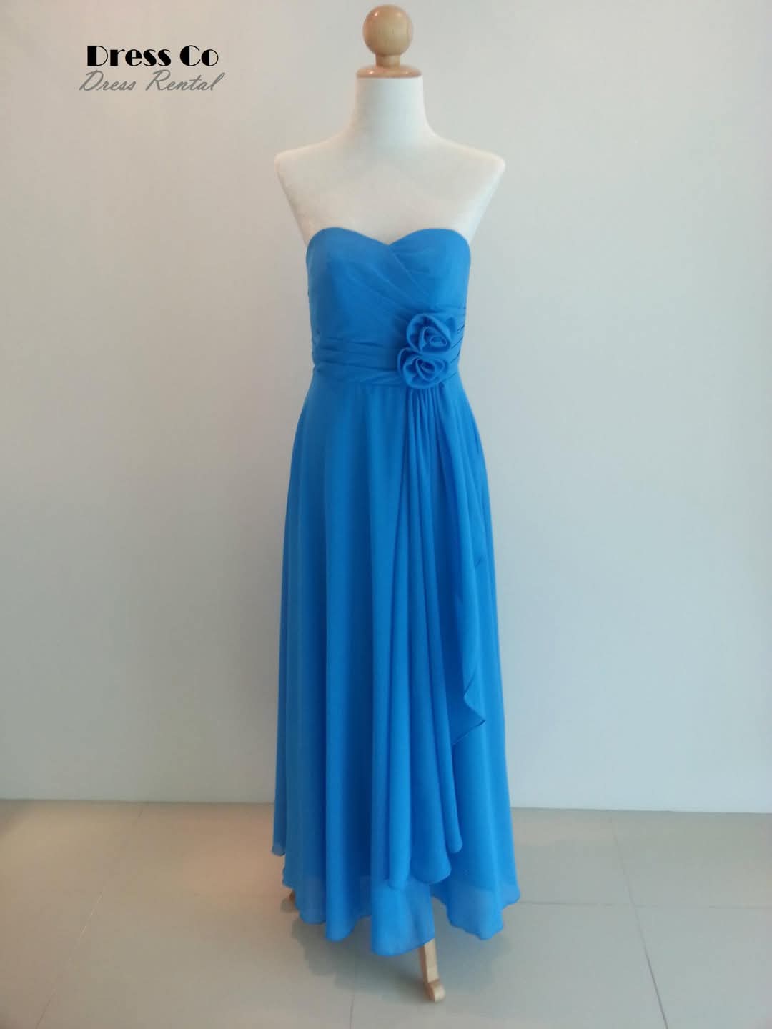 Grace Karin Blue Gown with Roses