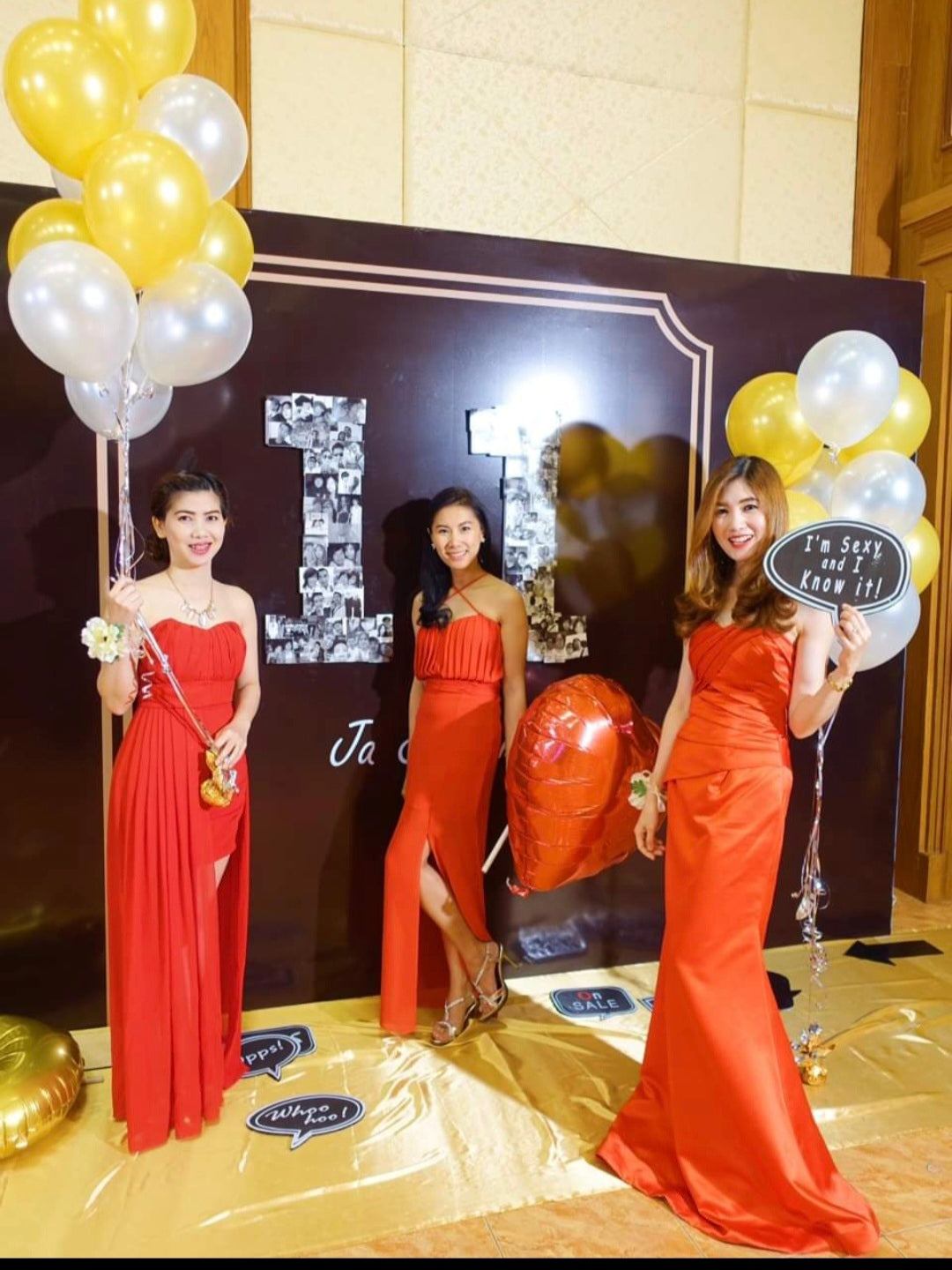Red Glamorous Bridesmaid Dresses