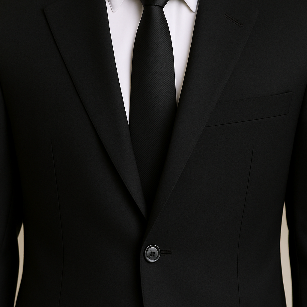 Classic Black Suit by Samuel2in1