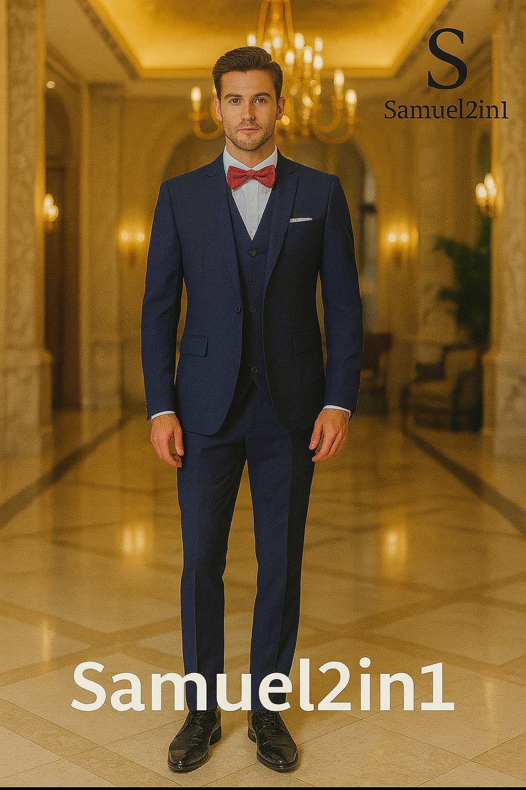 Navy Blue Suit (Rental)