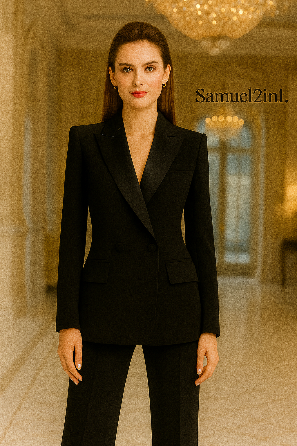 Made to Order Women's Suit - สูทผู้หญิงสีดำ เรียบหรู / Dress co Rental