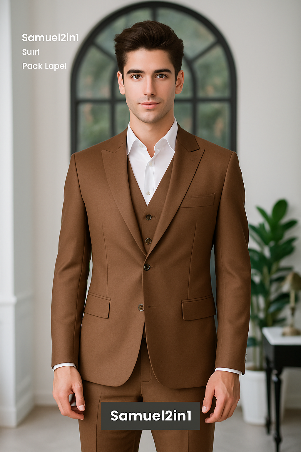 Made to Order Brown Suit