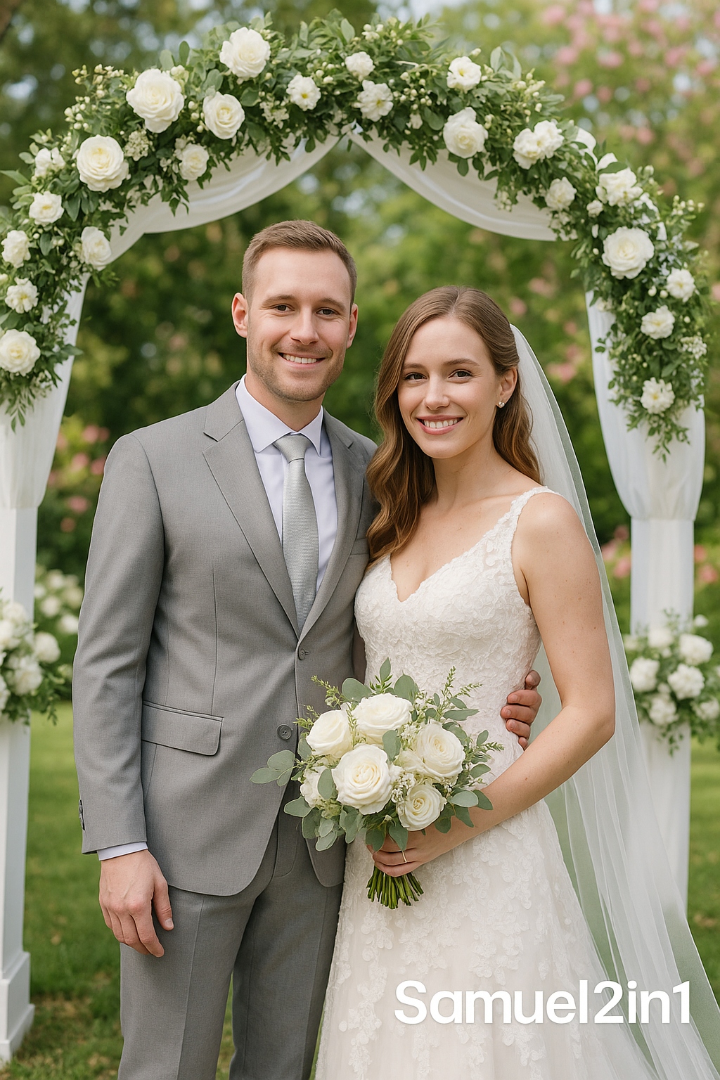 สูทเจ้าบ่าวเช่าตัดใหม่ สีเทาเรียบหรู | Elegant Grey Groom Suit for Rent
