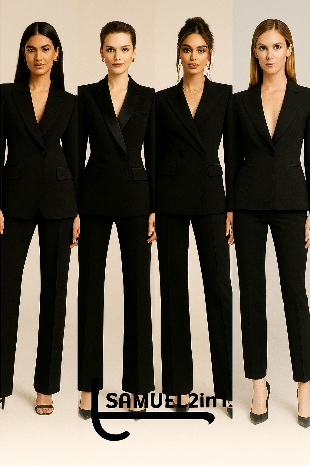 Made to Order Women's Suit - Classic Black Edition