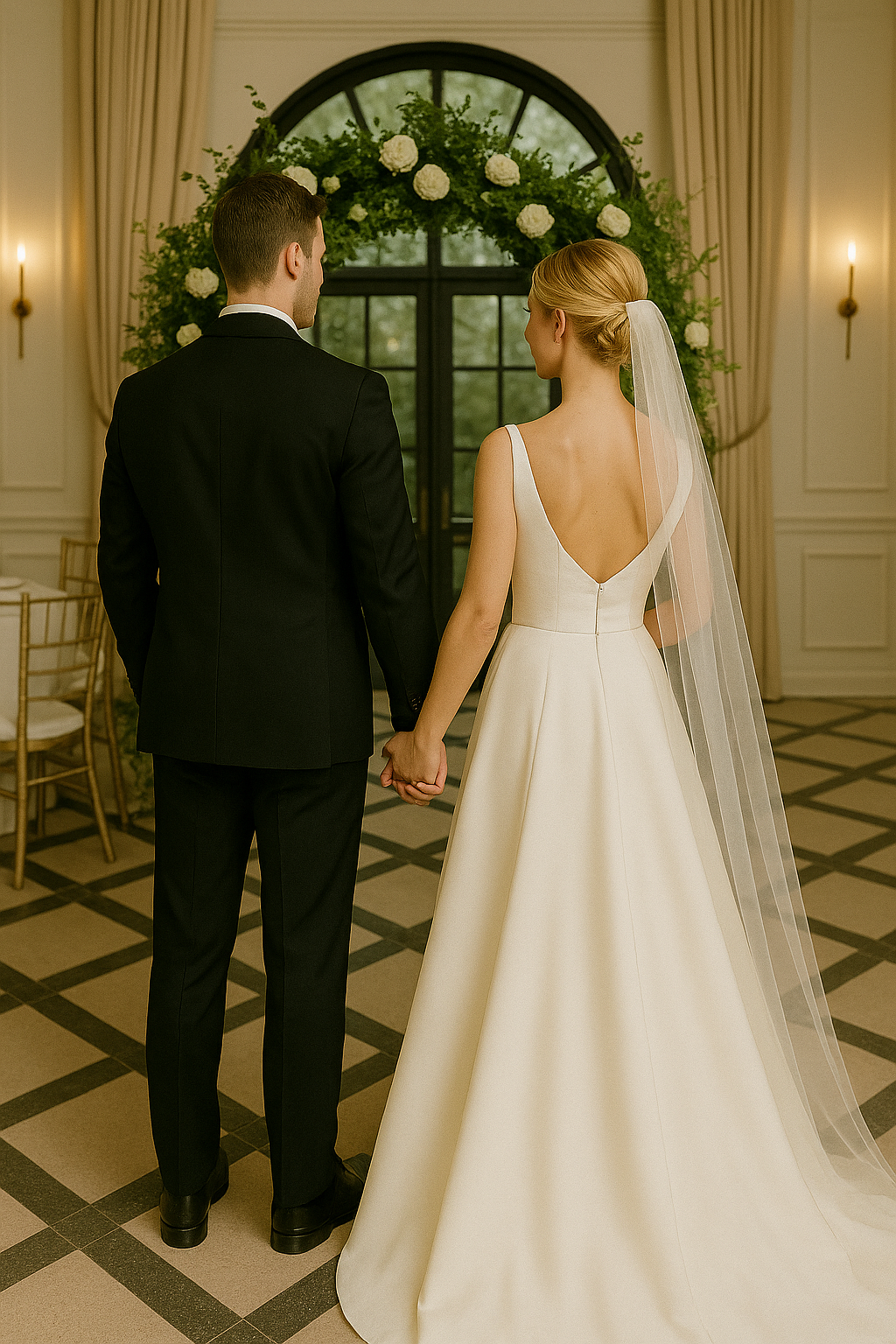 สูทเจ้าบ่าวเช่าตัดใหม่ สีดำคลาสสิก | Timeless Black Groom Suit for Rent