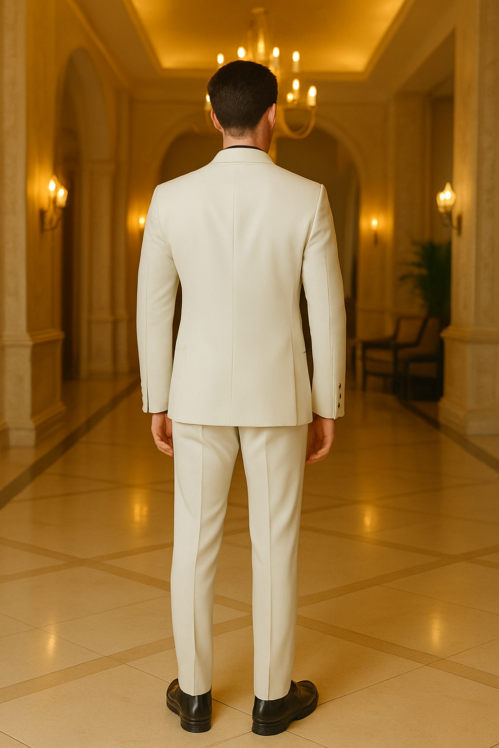 White Groom Suit – For Rent / สูทเจ้าบ่าวสีขาว – ให้เช่า