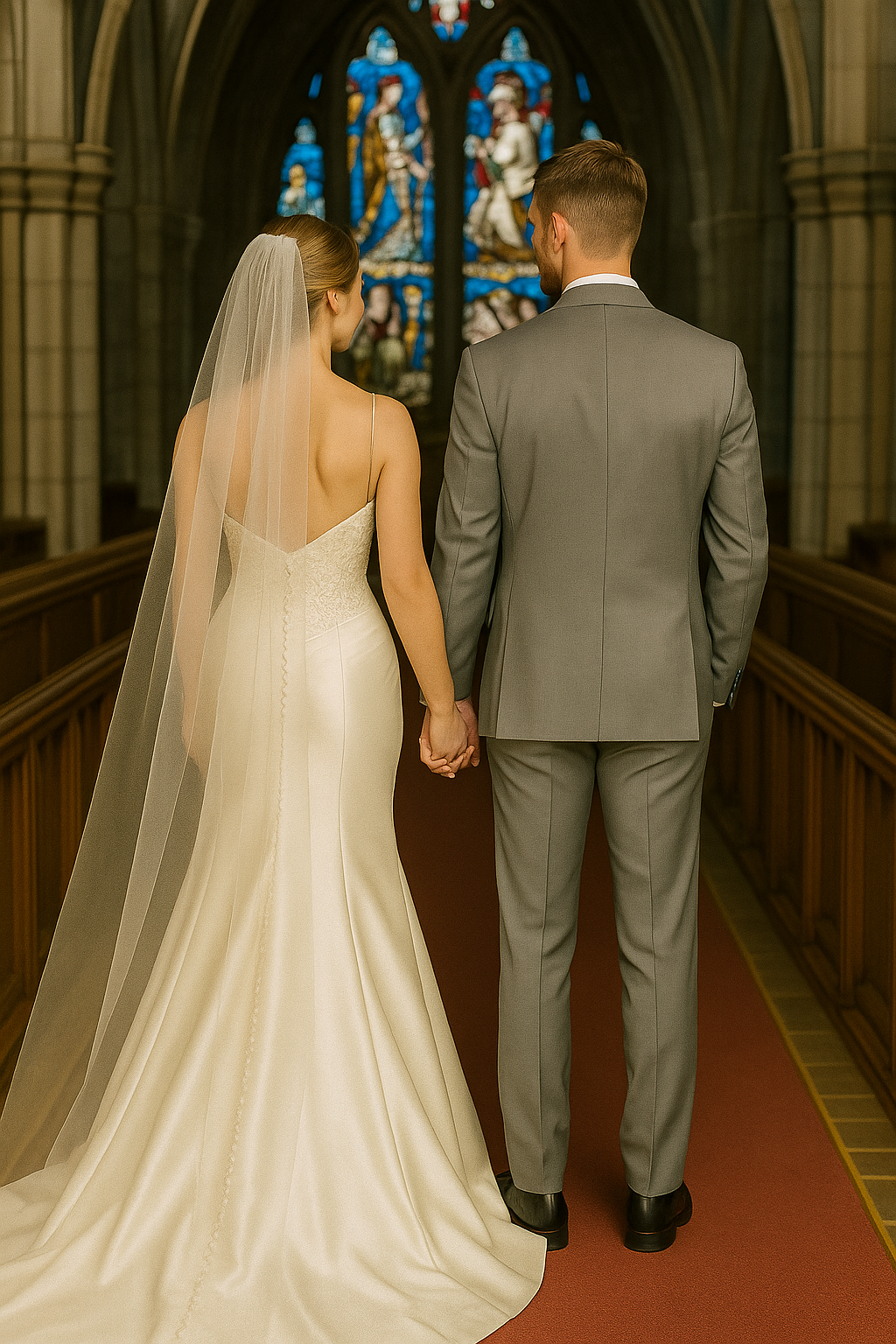 สูทเจ้าบ่าวเช่าตัดใหม่ สีเทาเรียบหรู | Elegant Grey Groom Suit for Rent