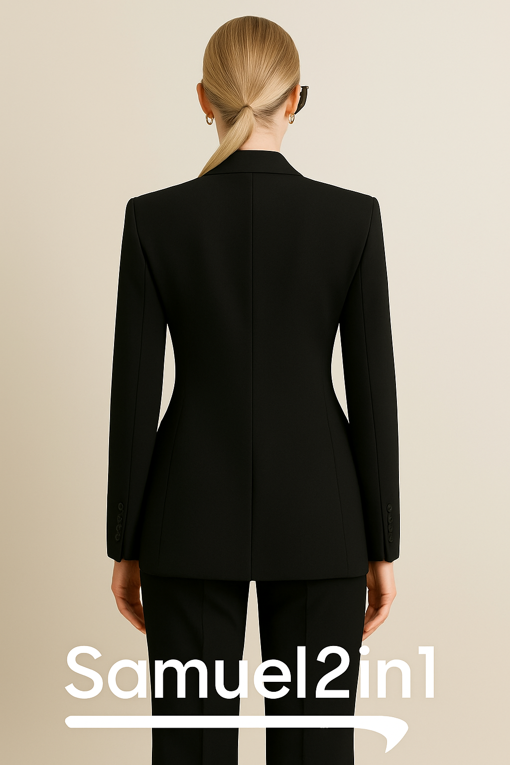 Made to Order Women's Suit - Classic Black Edition
