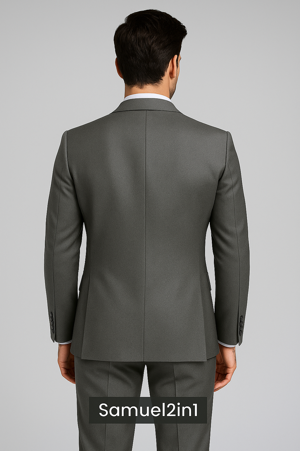 Grey Suit - Five Pockets Design