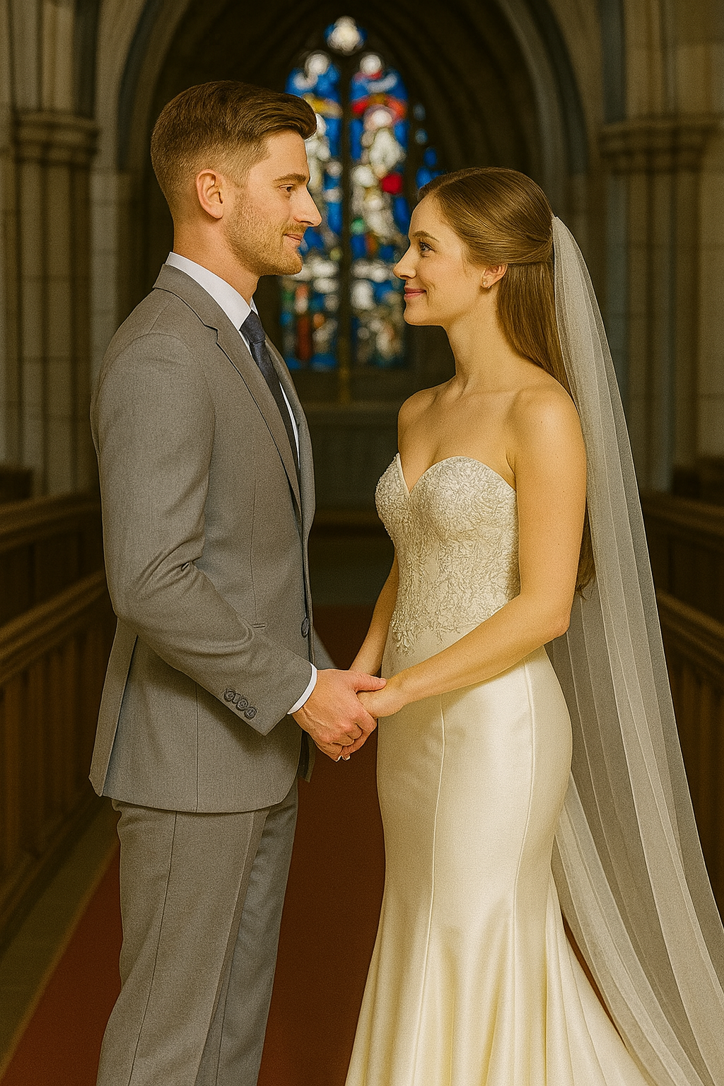 สูทเจ้าบ่าวเช่าตัดใหม่ สีเทาเรียบหรู | Elegant Grey Groom Suit for Rent
