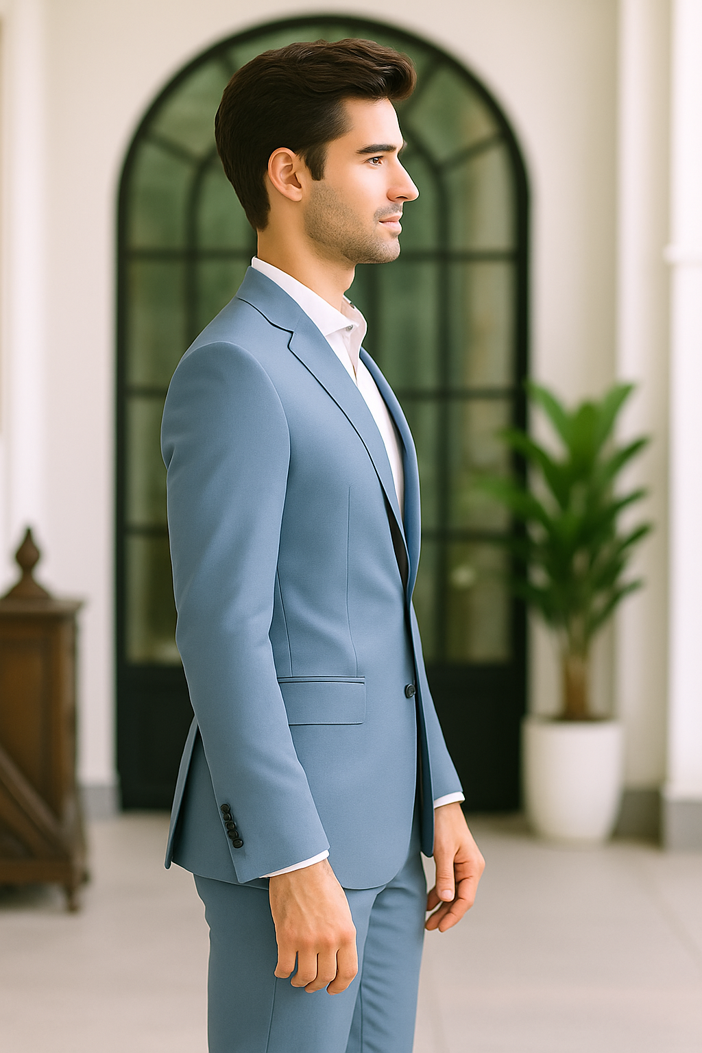 Light Blue Suit – ชุดสูทสีฟ้า