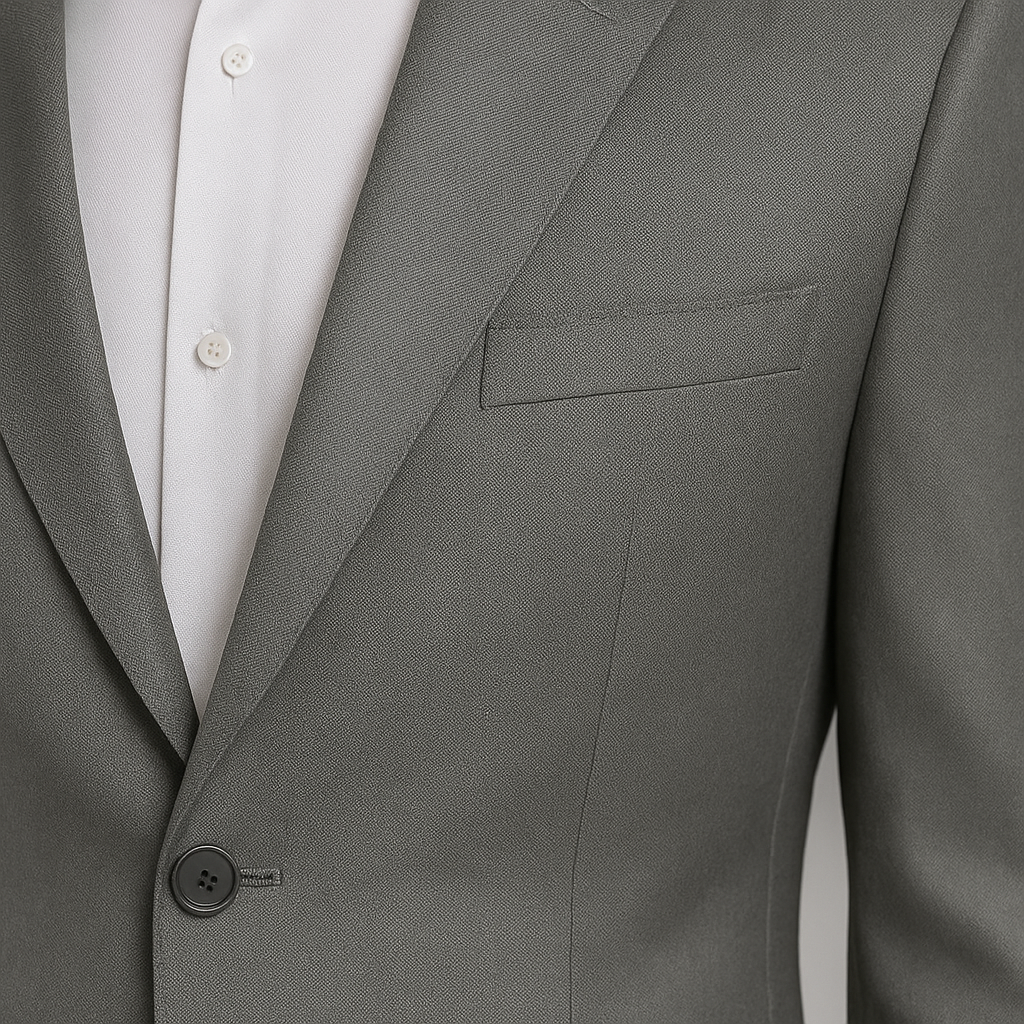 Grey Suit - Five Pockets Design