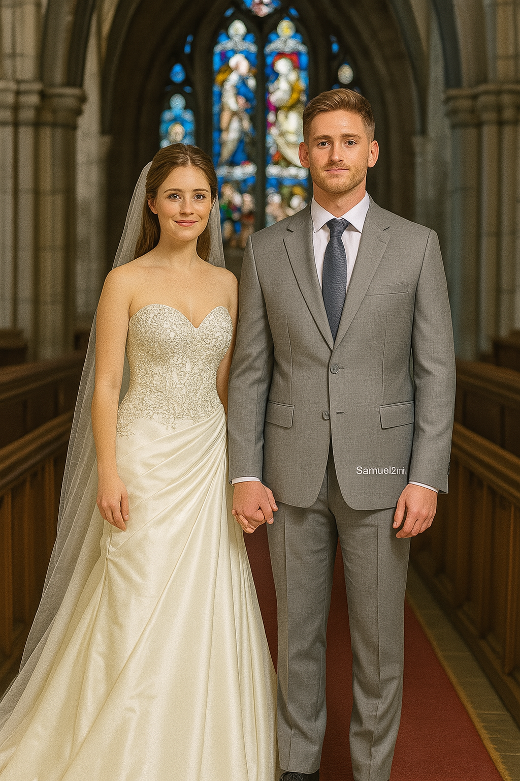 สูทเจ้าบ่าวเช่าตัดใหม่ สีเทาเรียบหรู | Elegant Grey Groom Suit for Rent