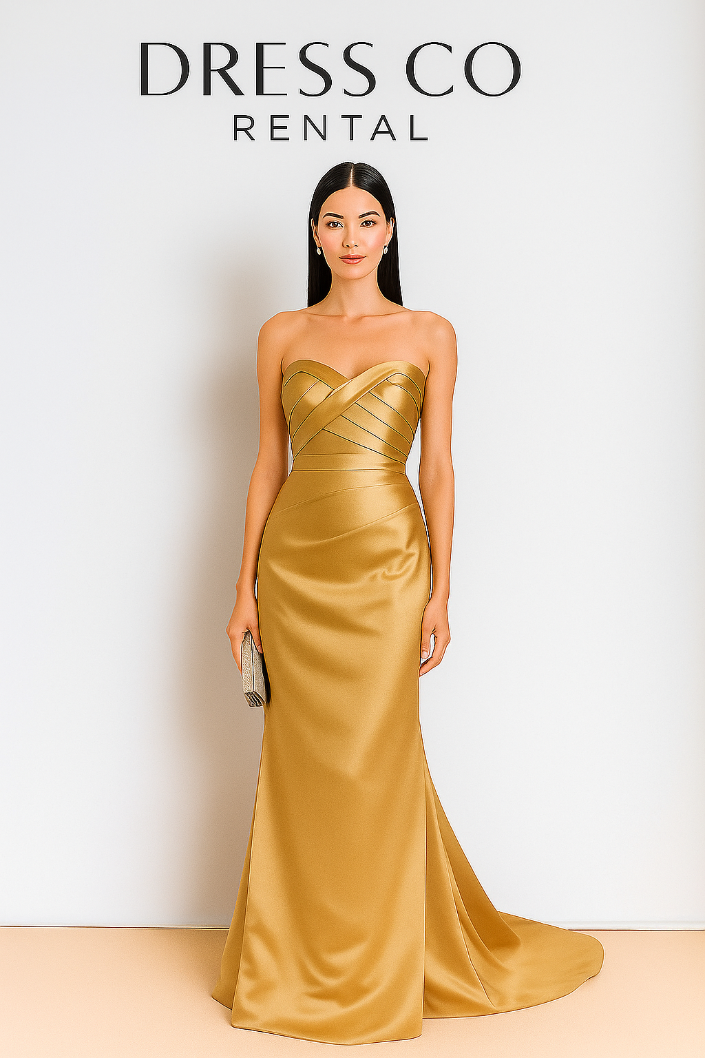 ชุดเพื่อนเจ้าสาวสีทอง / Golden Bridesmaid Gowns
