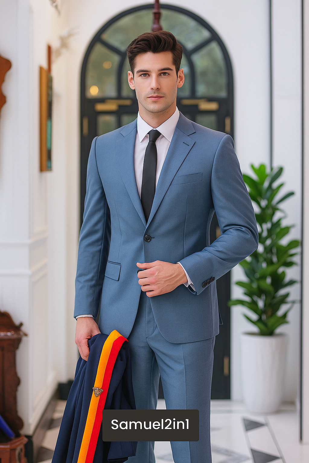 Light Blue Suit – ชุดสูทสีฟ้า