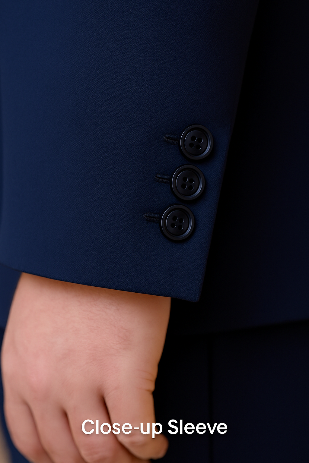 สูทเช่าตัดใหม่ สีกรม ไซส์ใหญ่ (3XL–6XL) Plus Size Suit – Navy (3XL–6XL Made-to-Order)