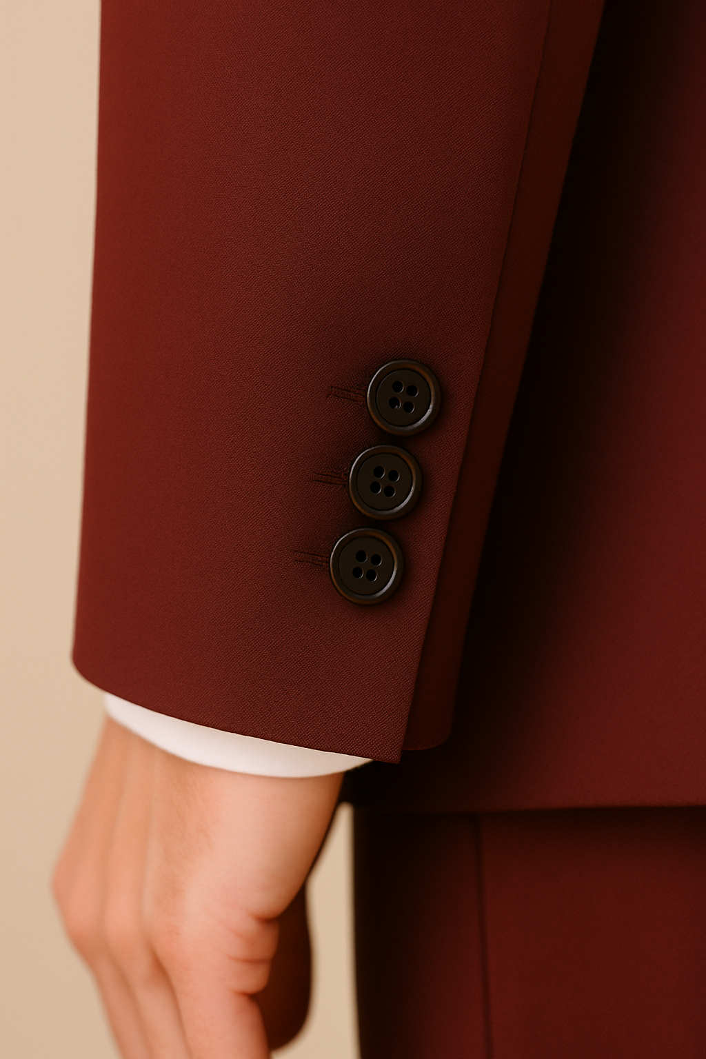 Red Wine Suit - Patch Pocket | Red Wine Suit - Patch Pocket