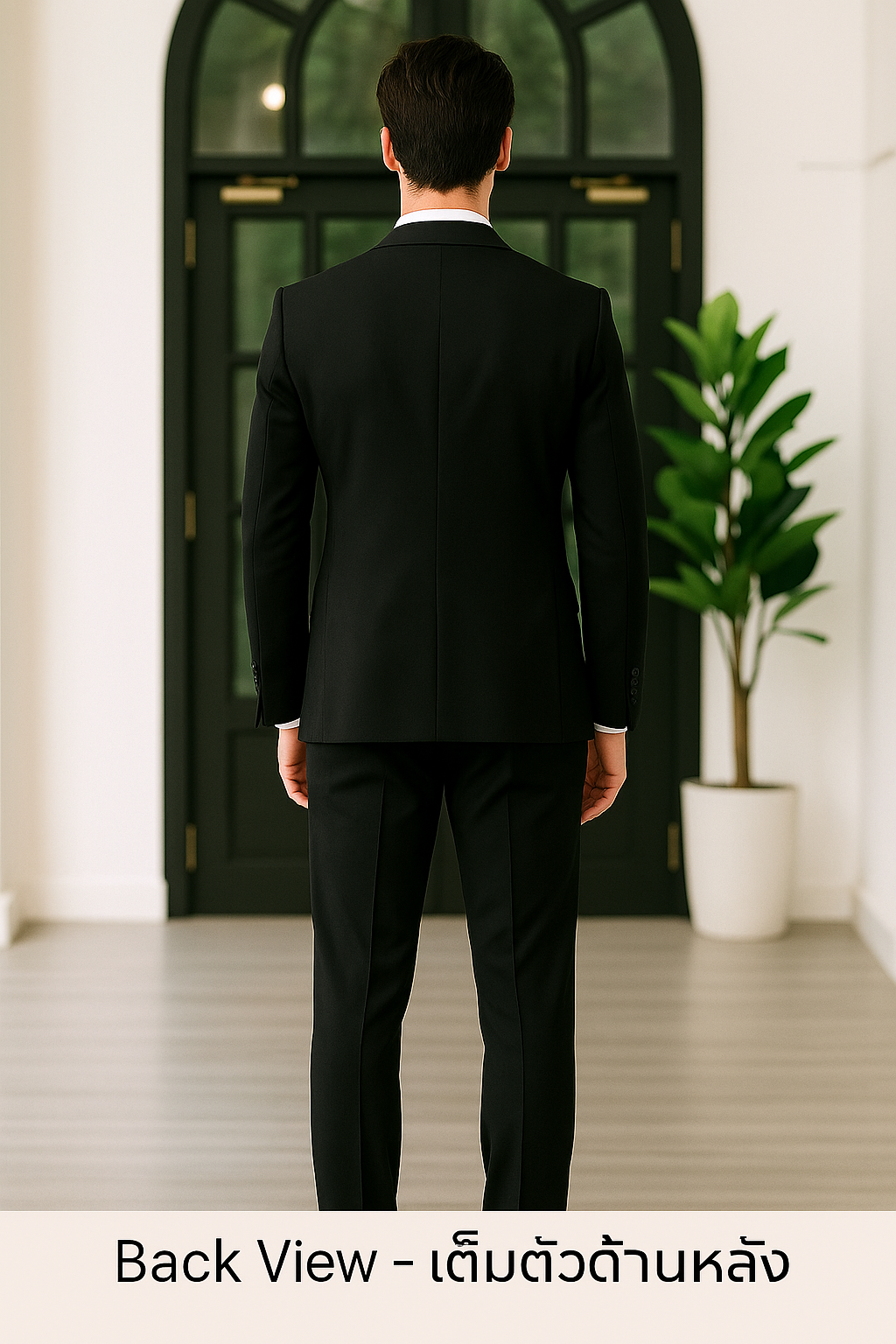 Classic Black Suit by Samuel2in1