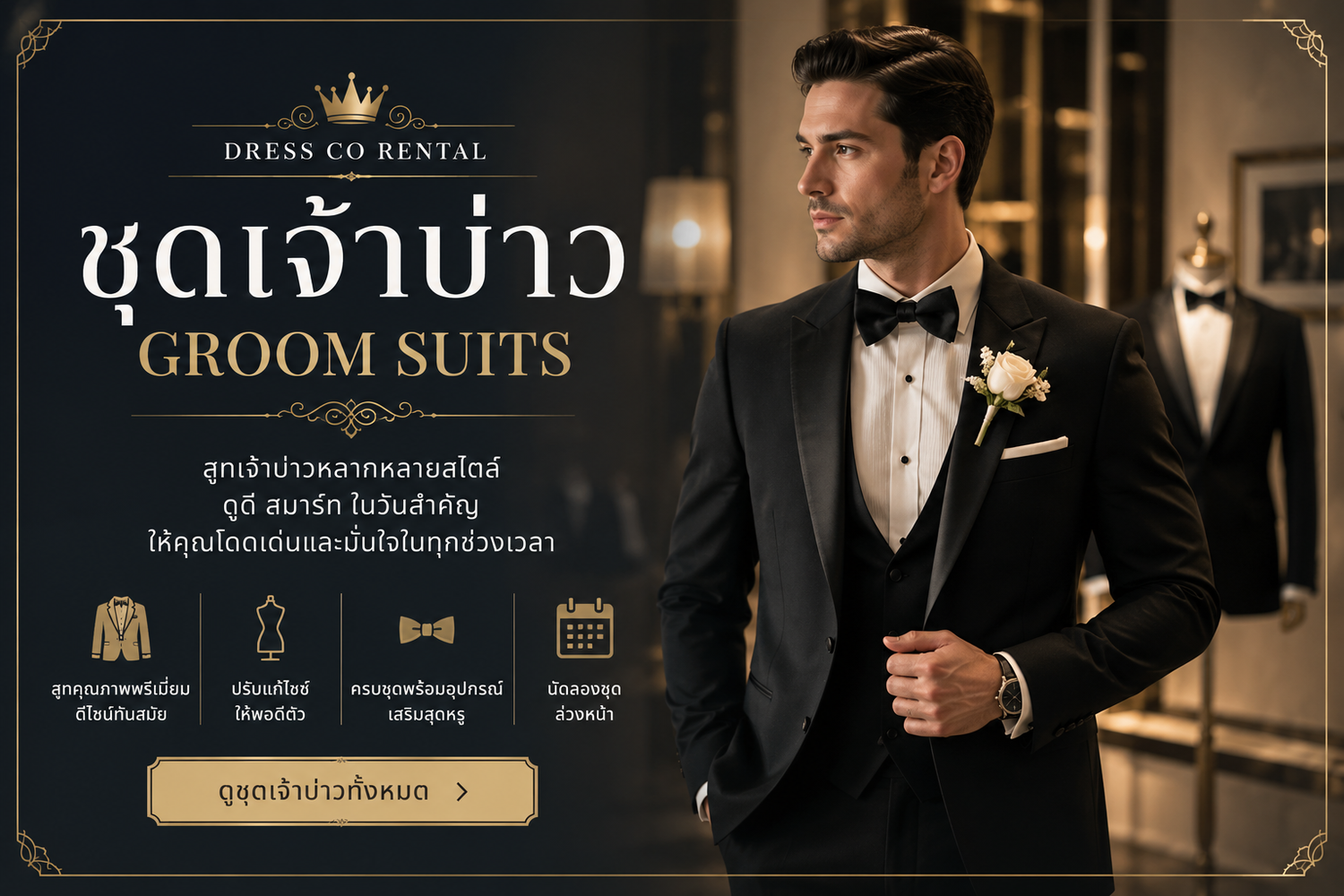 🤵 Groom Suits / ชุดเจ้าบ่าว / 新郎スーツ