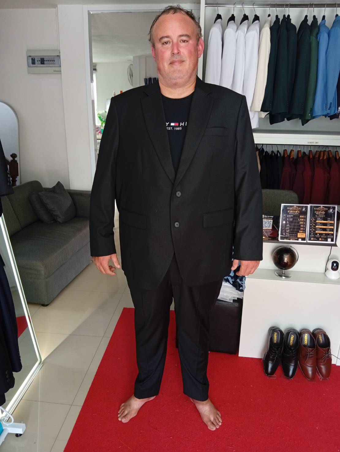 Thank You to Our British Customer for Tailoring with Dress Co ✨