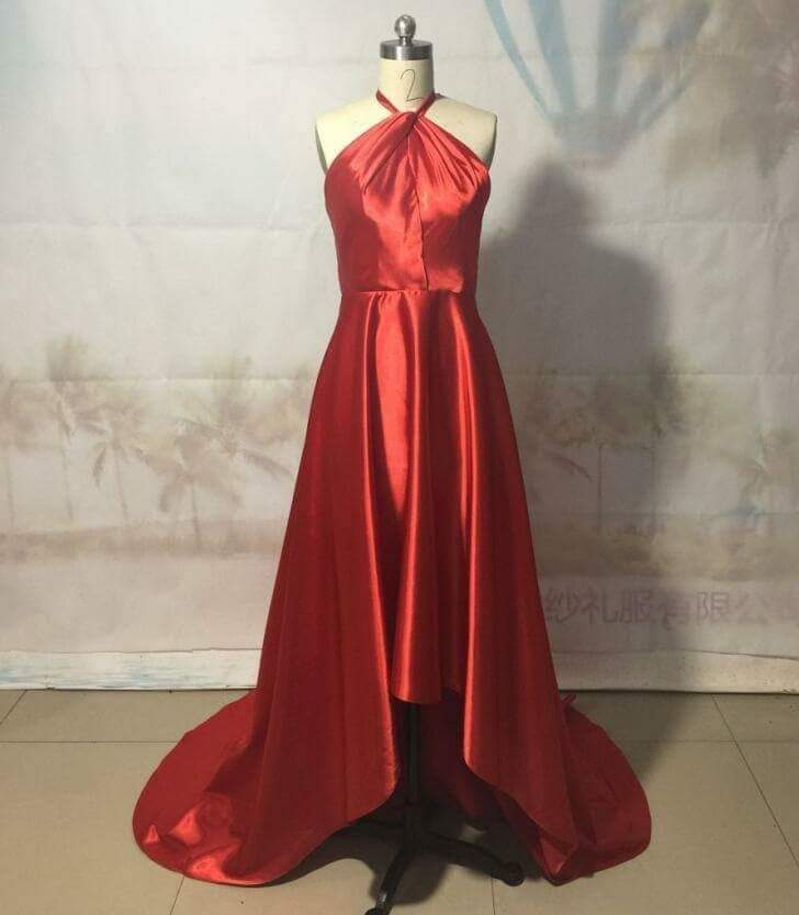 Halter-High-Low-Satin