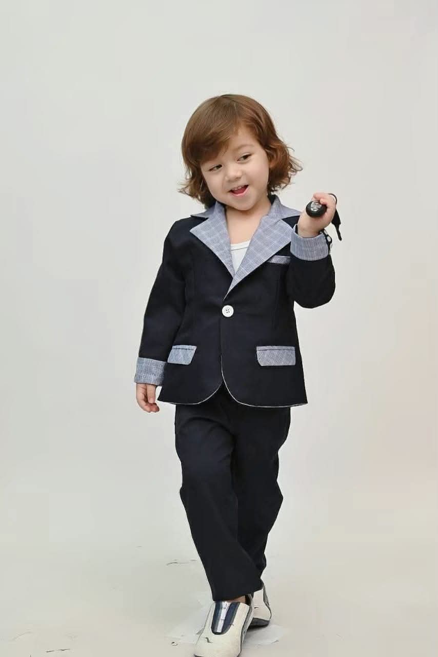 Navyblue Reversible Kids Suit