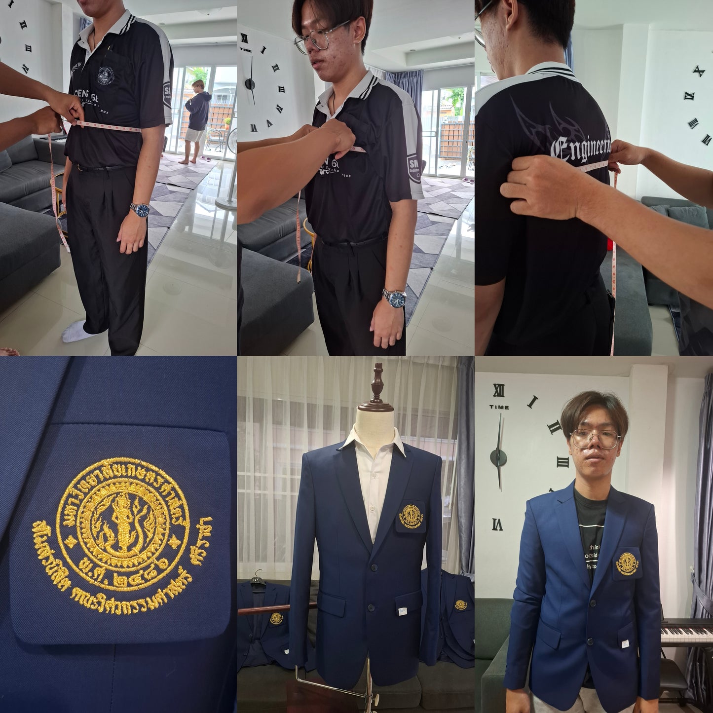 ขอบคุณนักศึกษาคณะวิศวกรรมศาสตร์ไฟฟ้า มหาวิทยาลัยเกษตรศาสตร์ ศรีราชา ที่ไว้วางใจตัดสูทกับ Dress Co ⚡💙