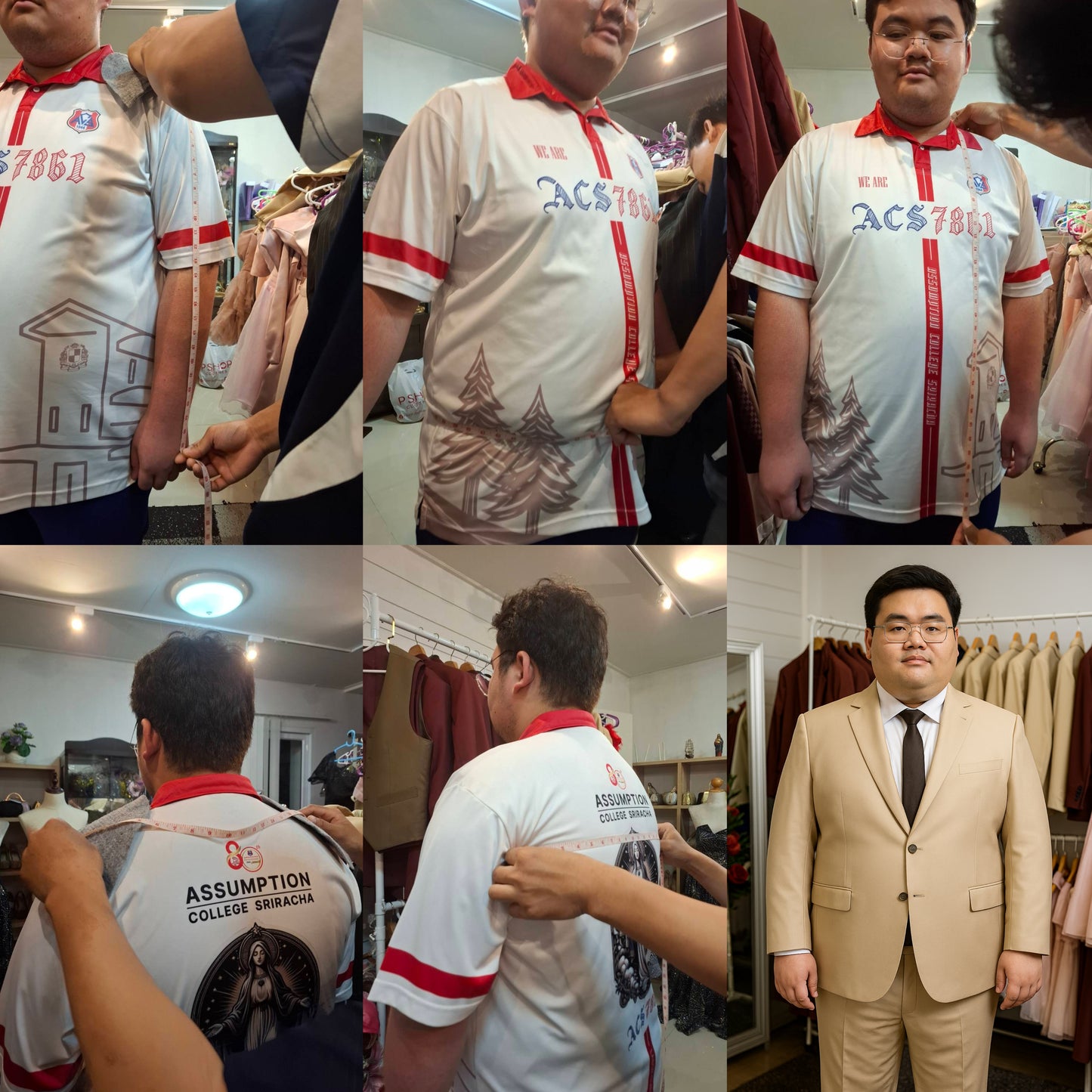 ขอบคุณนักเรียนอัสสัมชัญที่ไว้วางใจตัดสูท Plus Size กับ Dress Co 💙