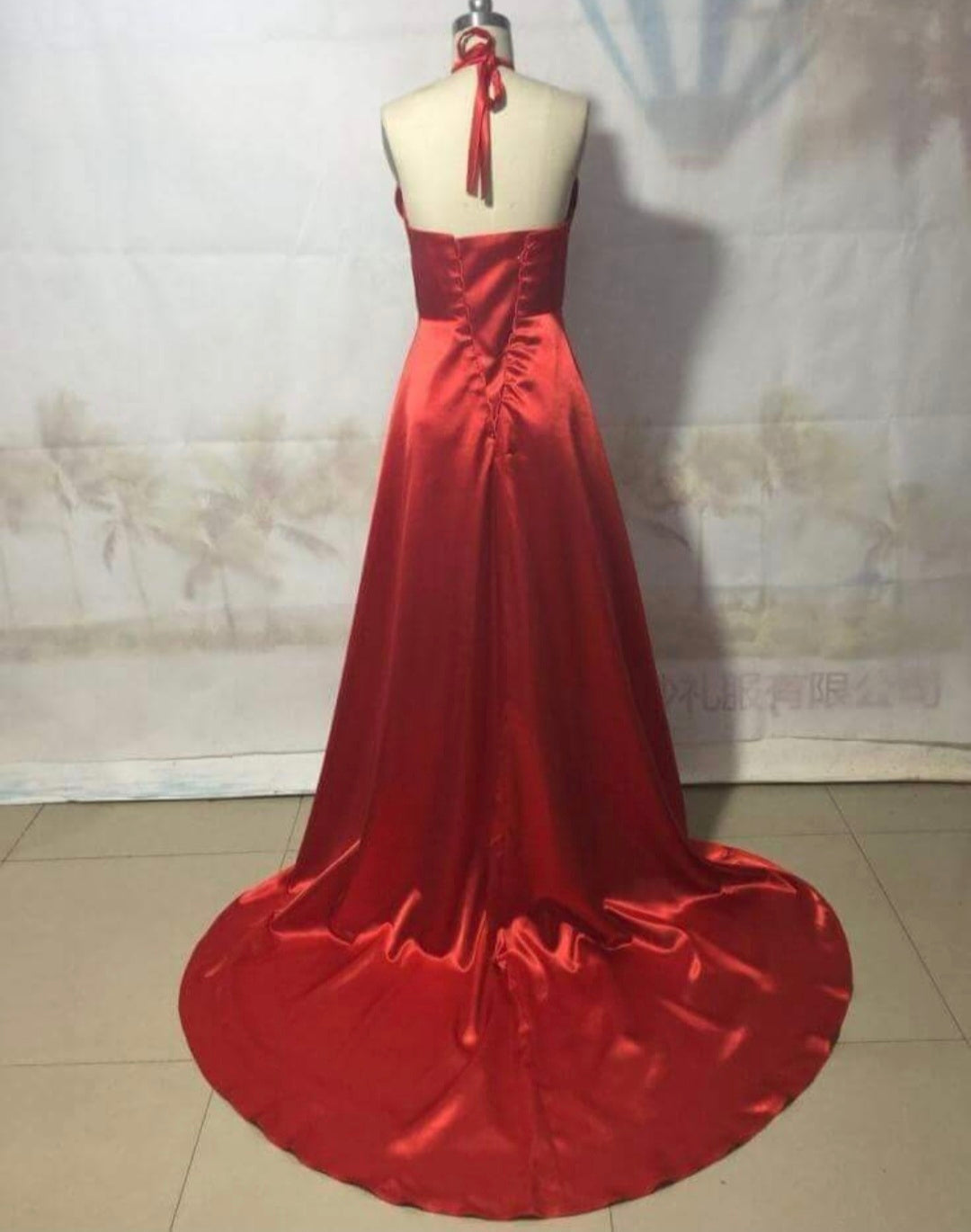 Halter-High-Low-Satin