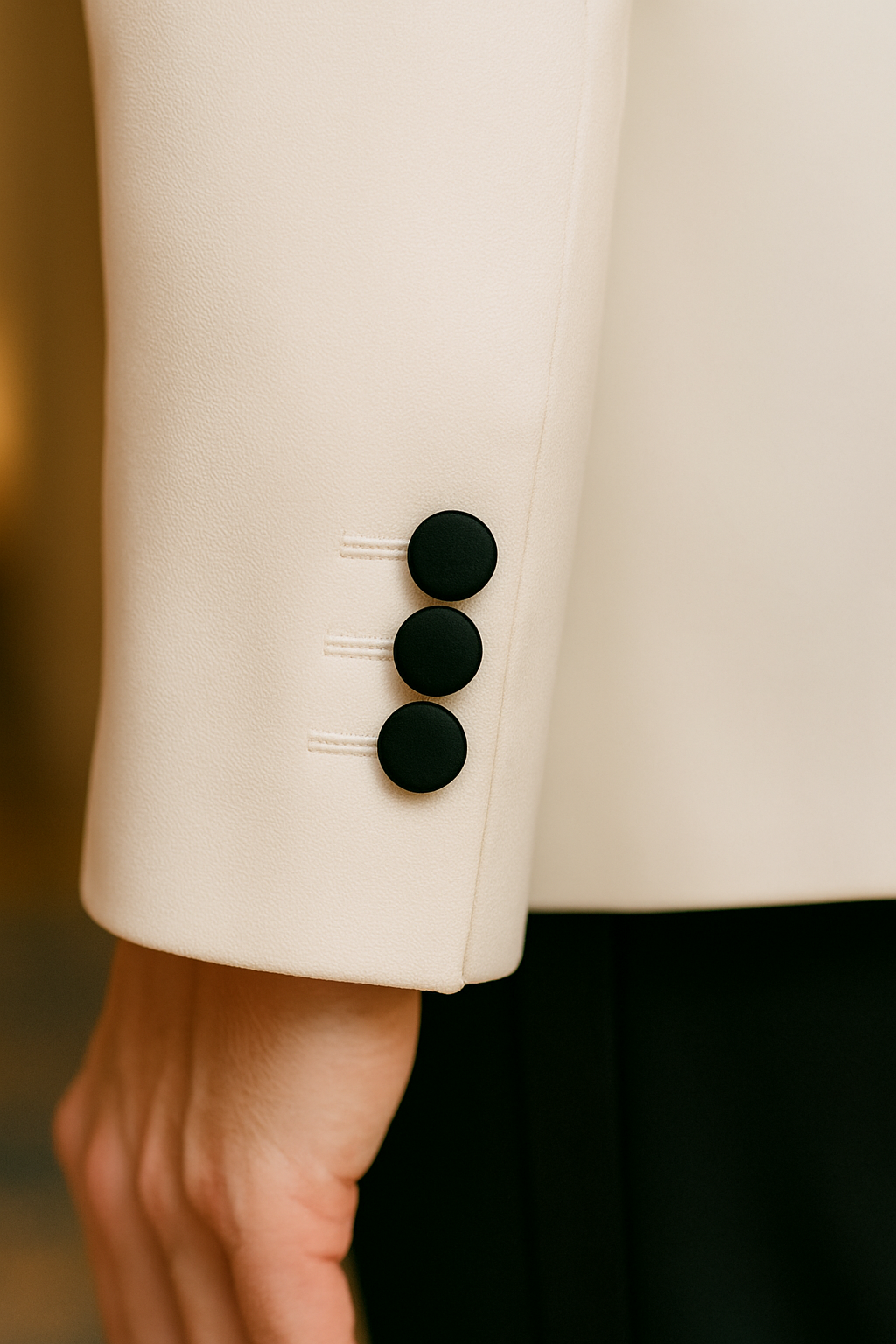 Luxurious black and white tuxedo suit | White &amp; Black