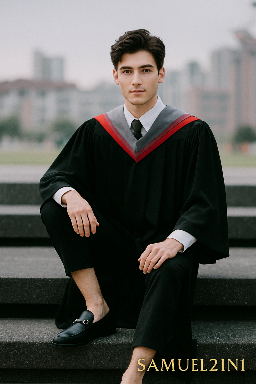 🎓 Samuel2in1 – Graduation suit, ready to make you the most handsome on your special day.