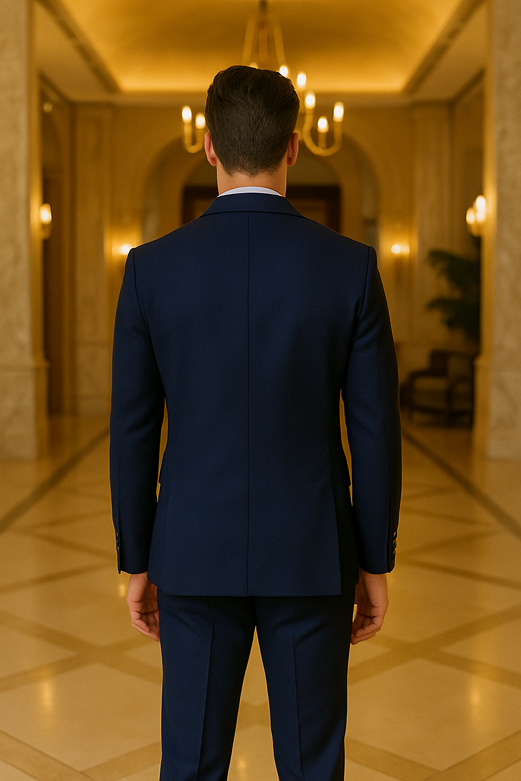 Navy Blue Suit (Rental)