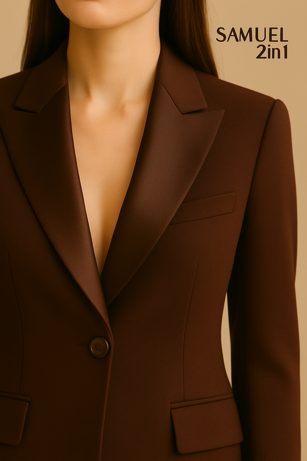 Made to Order Women's Suit - Black &amp; White Trim Edition