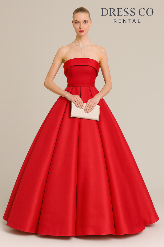 Red-Ballgown-Satin-Classic