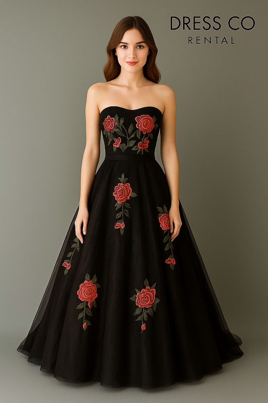 Black Rose Gown