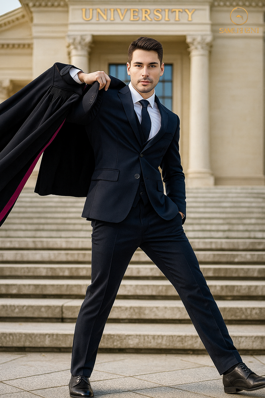 🎓 Samuel2in1 – สูทรับปริญญา พร้อมให้คุณหล่อที่สุดในวันสำคัญ