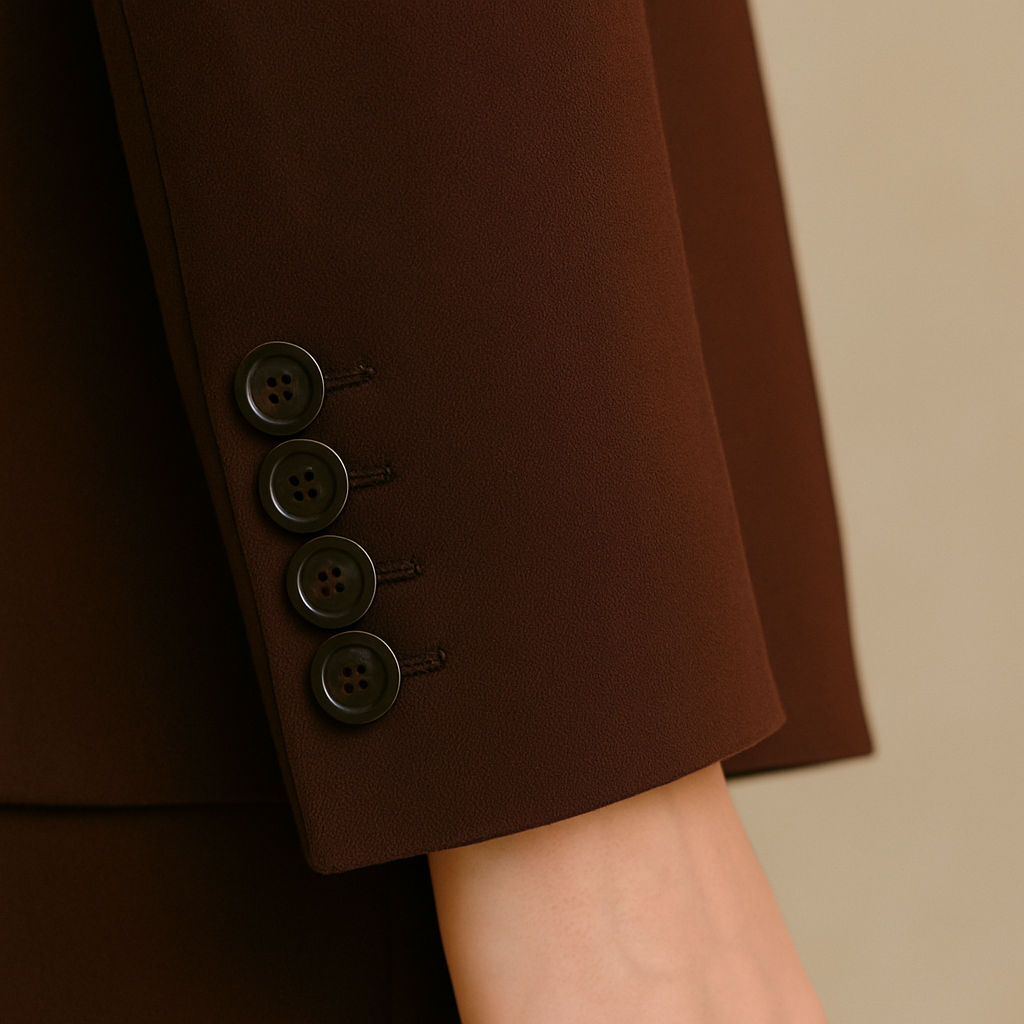 Made to Order Women's Suit - Black &amp; White Trim Edition