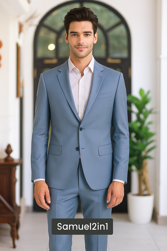 Light Blue Suit – ชุดสูทสีฟ้า